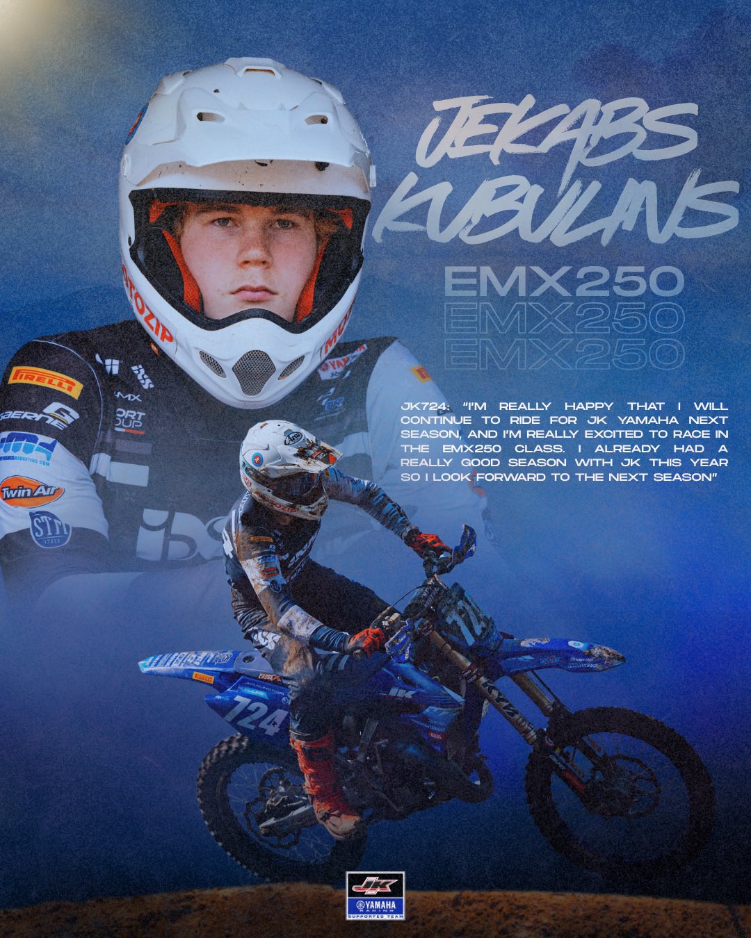 JK Racing Yamaha line up getting shape