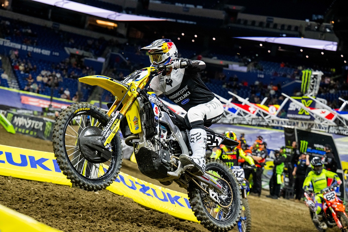 SUZUKI'S KEN ROCZEN TAKES TOP FIVE AT INDY SUPERCROSS - MX Vice
