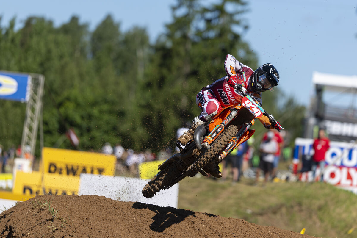 Moritz Ernecker Wins EMX125 in Kegums, Double Podium for Norman KTM Factory Juniors