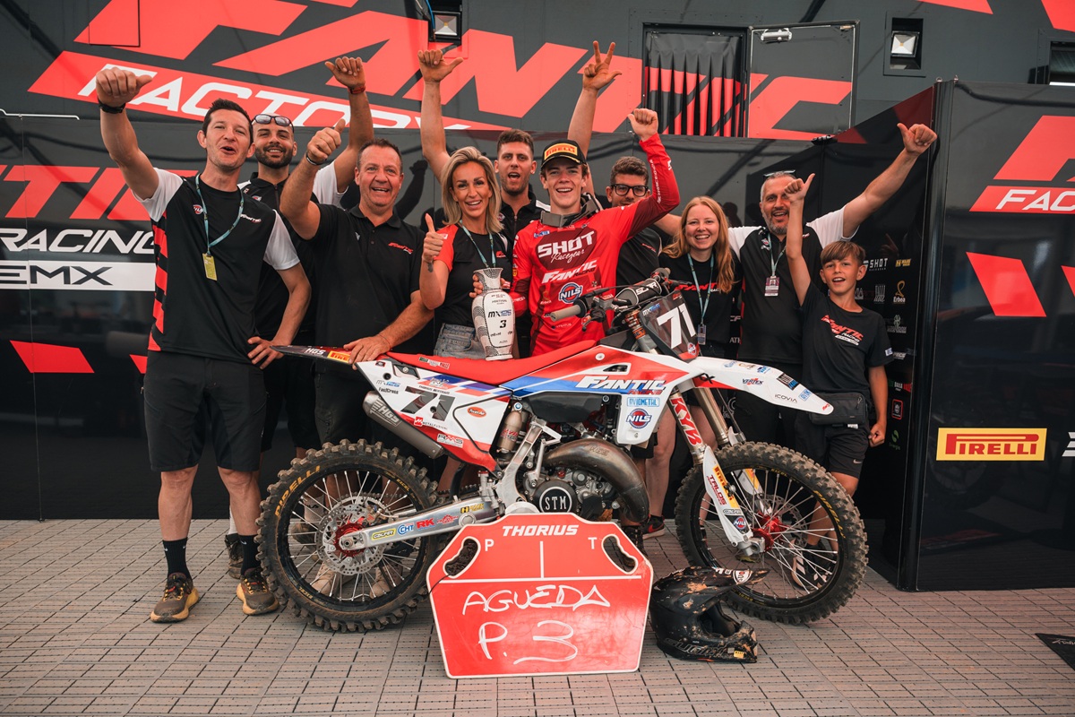 Bertram Thorius and Fantic return to the EMX125 podium in Portugal
