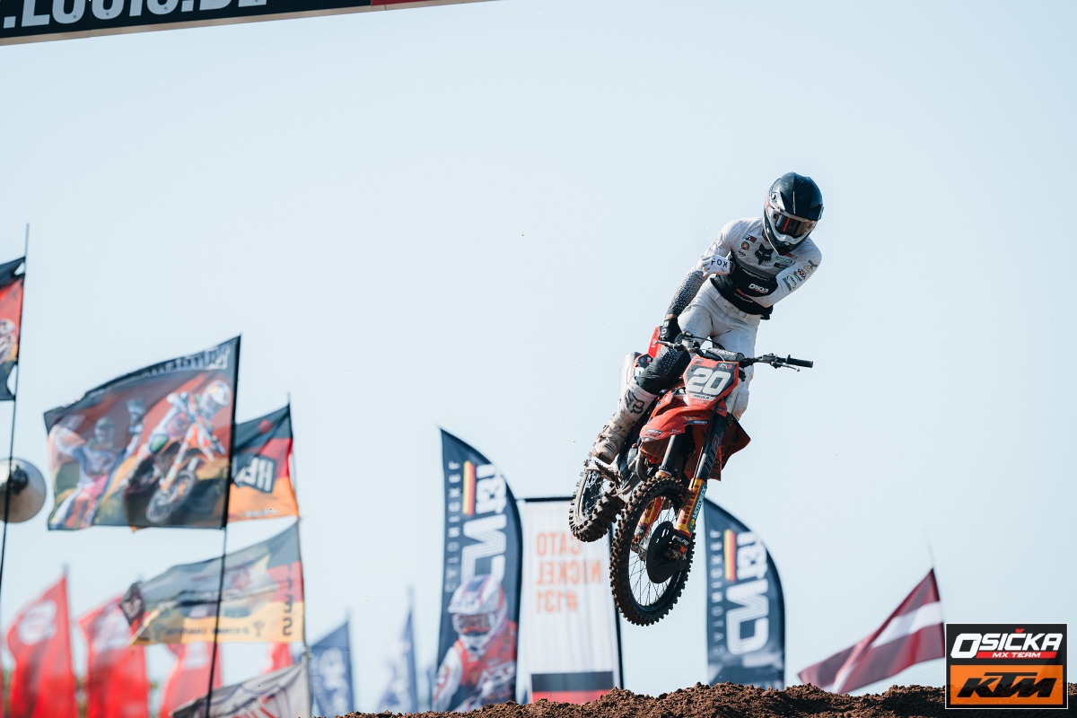 MXGP of Germany: Mikula Holds Top-Ten MX2 Position, Janout Sidelined by Technical Problems