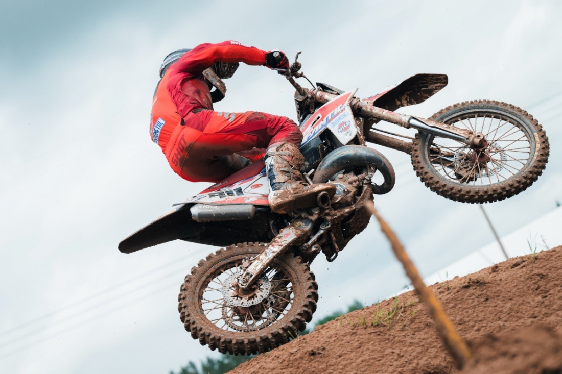 Gennaro Utech narrowly misses EMX125 podium at the MXGP of Latvia