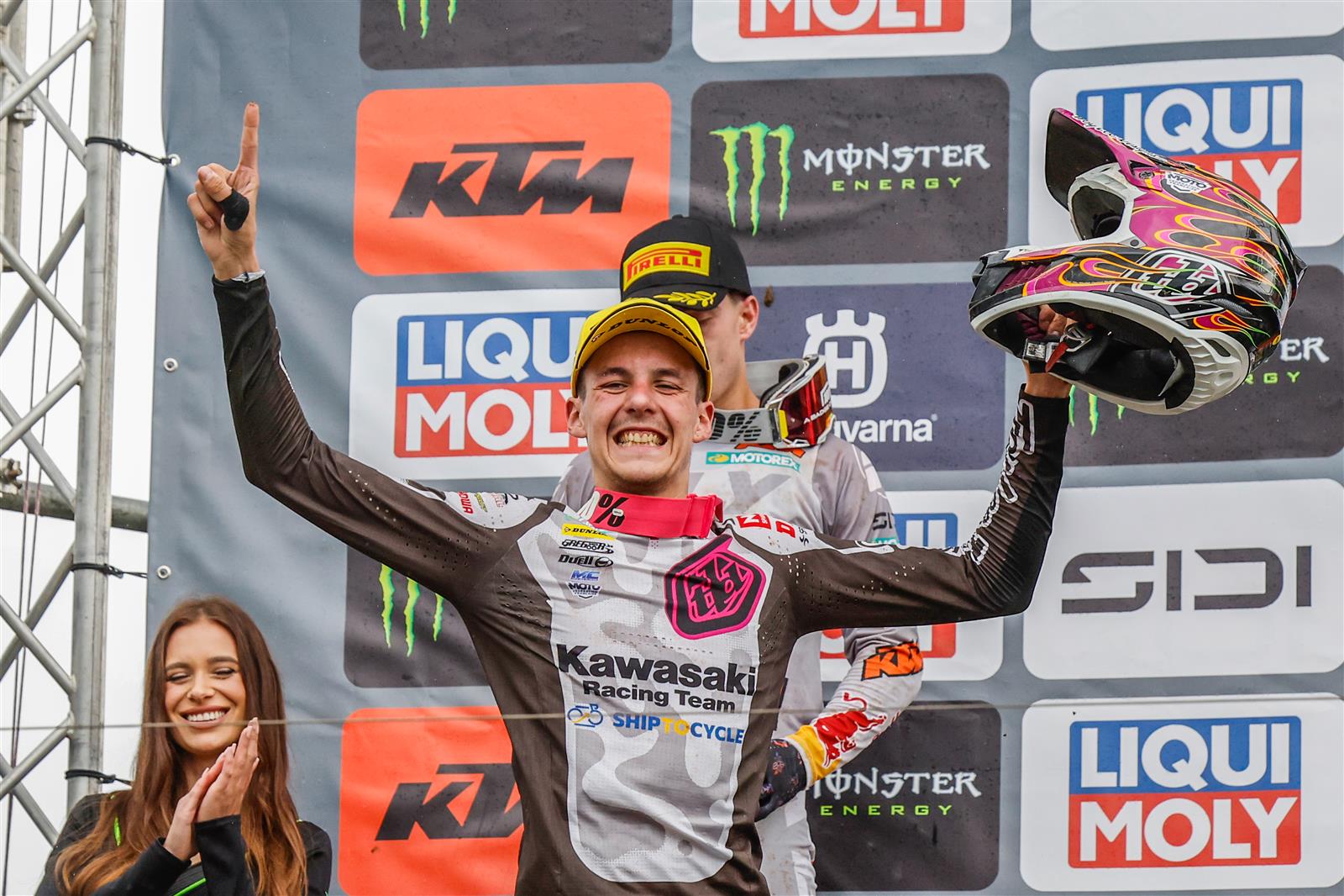Maiden GP victory for KRT MX2 and Mathis Valin