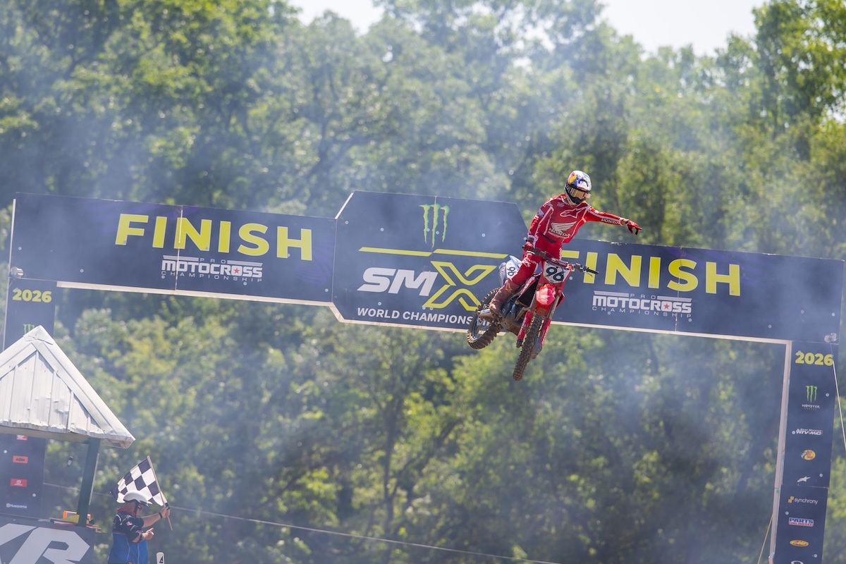 Hunter Lawrence Sweeps Motos at Spring Creek to Reclaim Pro Motocross Championship Points Lead