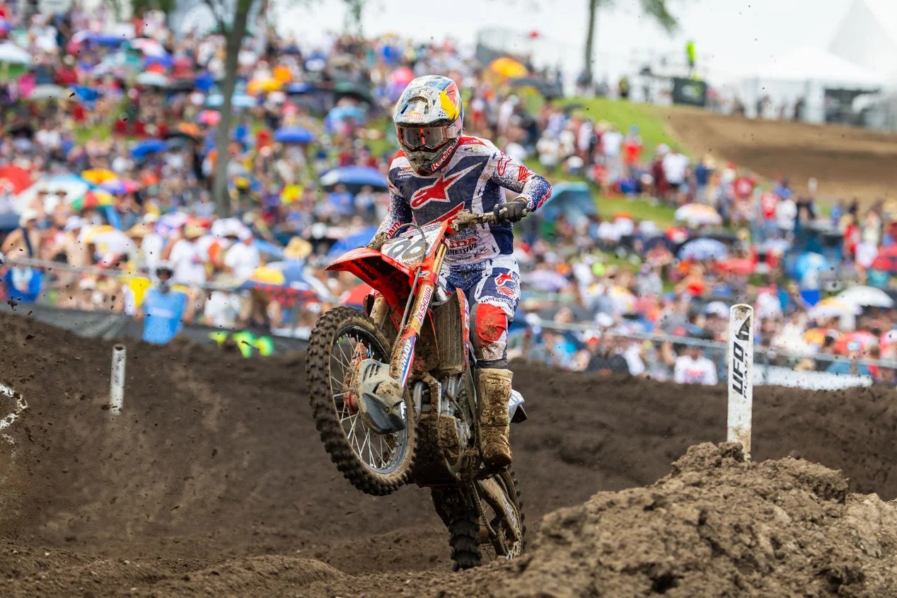 Hunter Lawrence Wins First Moto at Southwick, Coenen Crashes