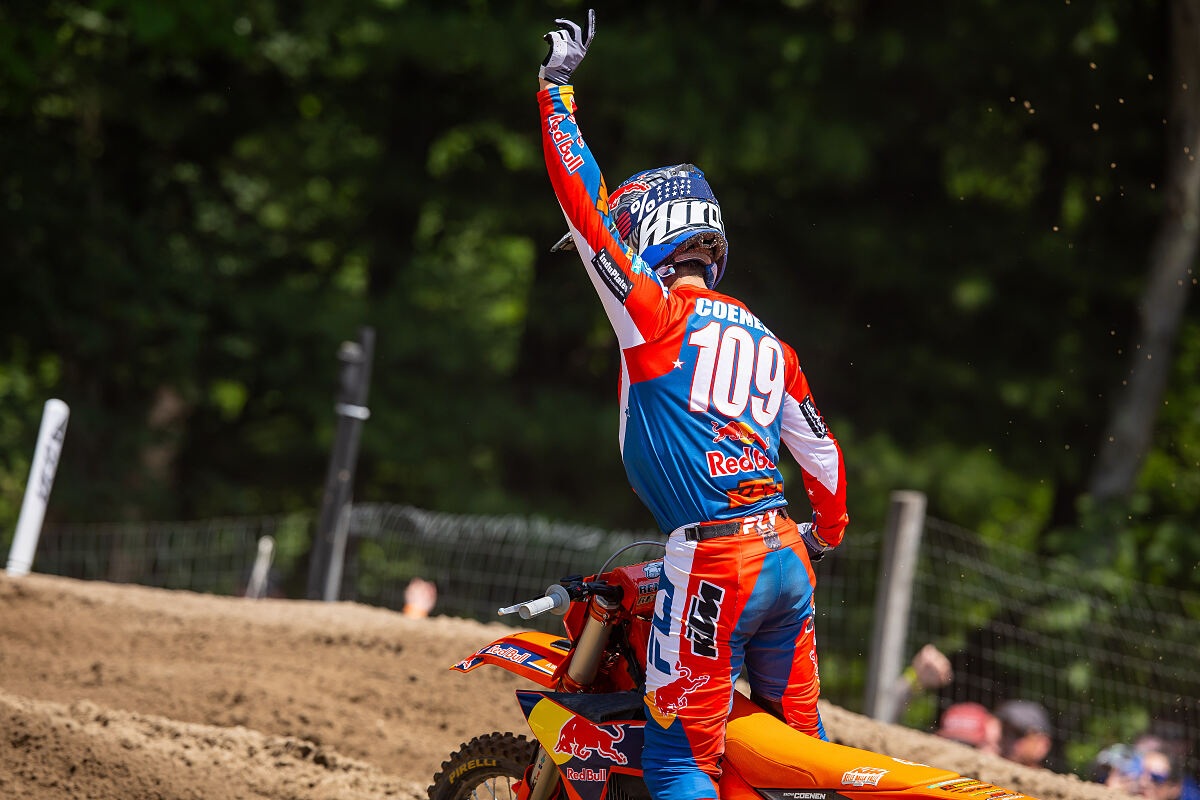 RED BULL KTM FACTORY RACING’S SACHA COENEN SWEEPS 250MX AT SOUTHWICK