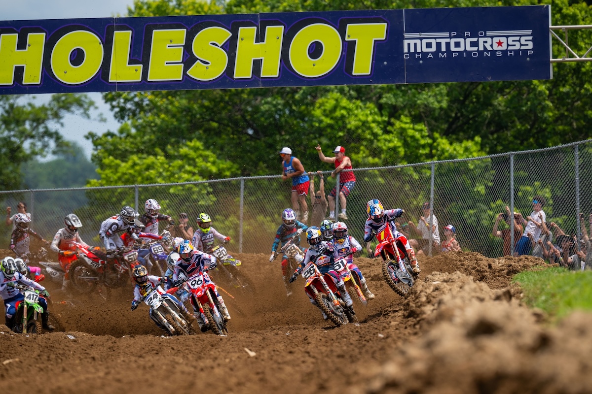 Hunter Lawrence Grabs Third Pro Motocross Championship Victory and 450SMX Points Lead on America’s 250th at RedBud