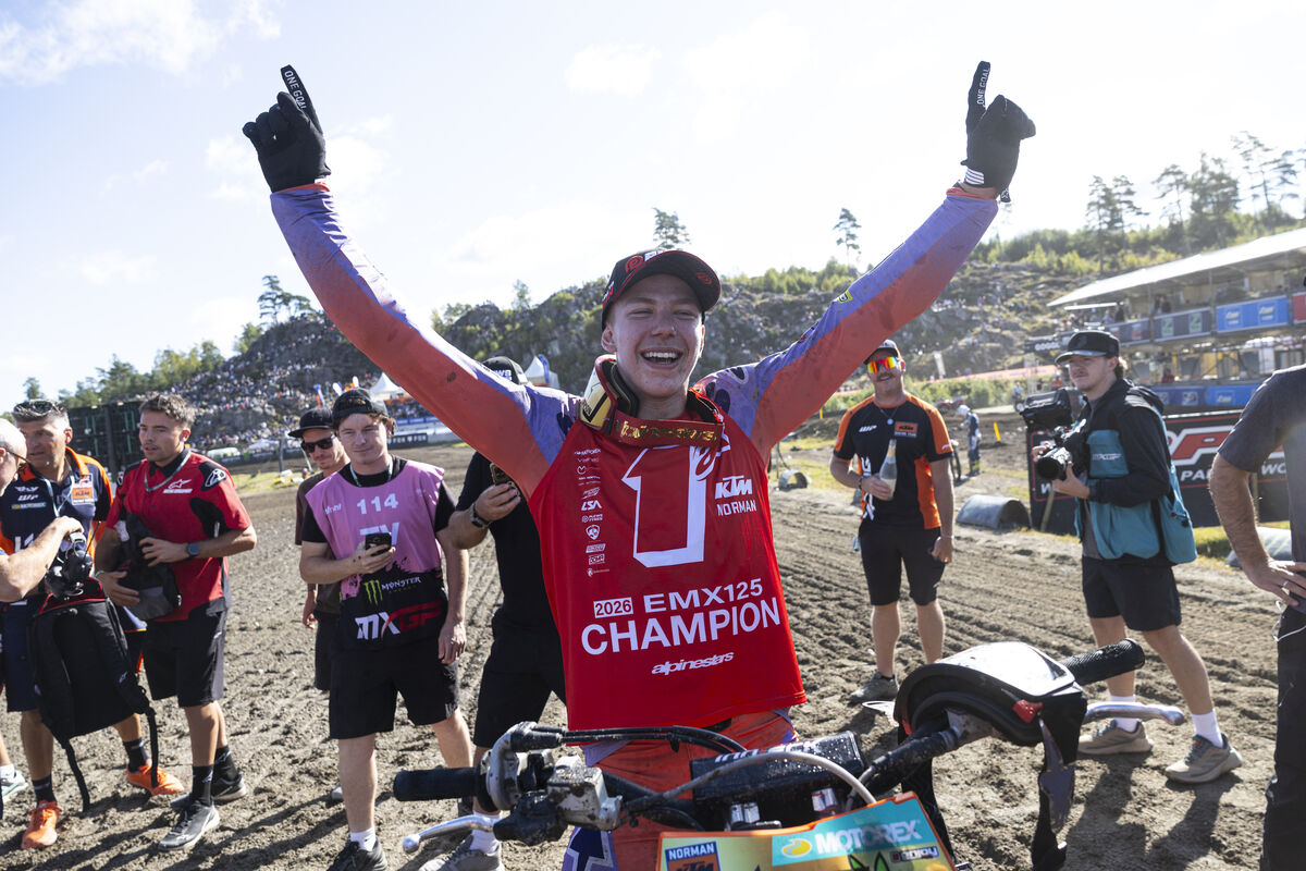 Ricardo Bauer Claims EMX125 Title with Perfect Weekend in Uddevalla