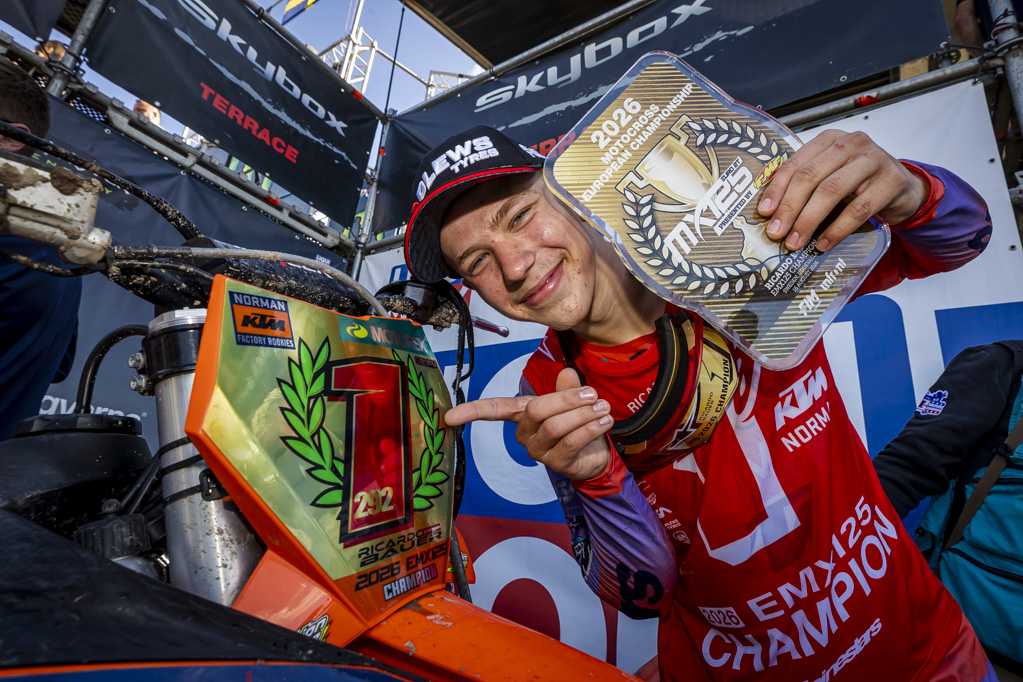 BAUER SEALS THE EMX125 EUROPEAN TITLE WITH A PERFECT WEEKEND IN UDDEVALLA