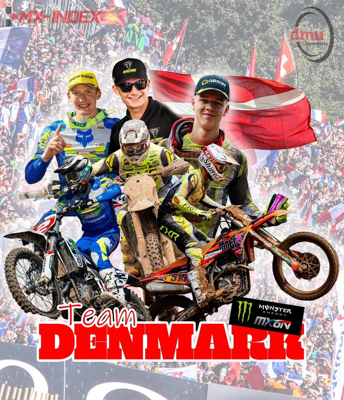 Denmark announces team for Motocross of Nations