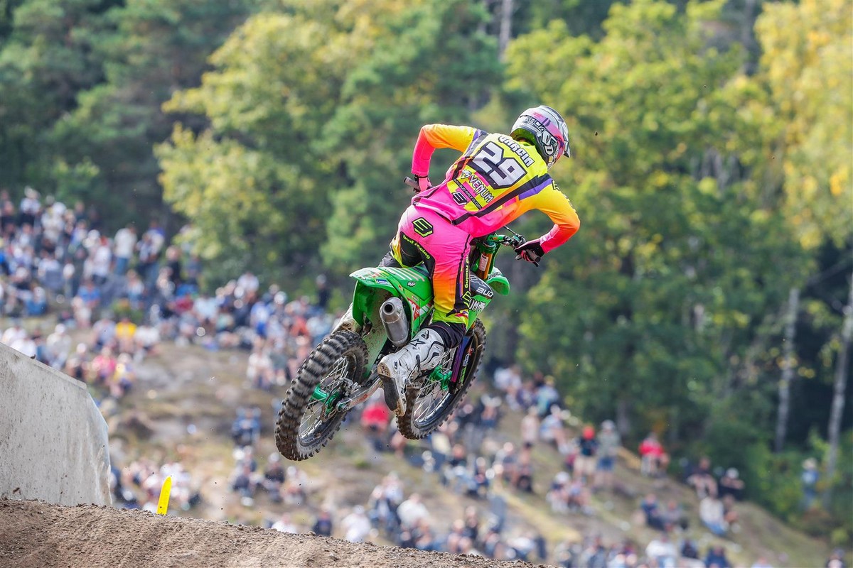 Francisco Garcia and Ricardo Bauer Win the Second Moto of the EMX250 and EMX125 Classes in Sweden!
