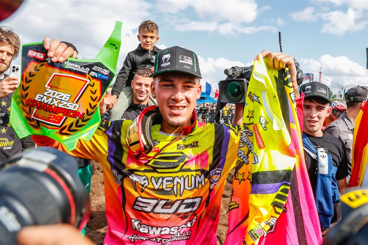 Francisco Garcia EMX250 champion