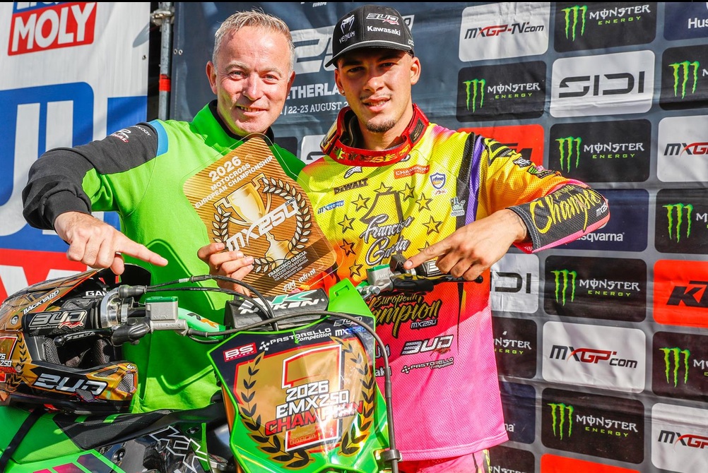 Kawasaki and Francisco Garcia EMX250 champions