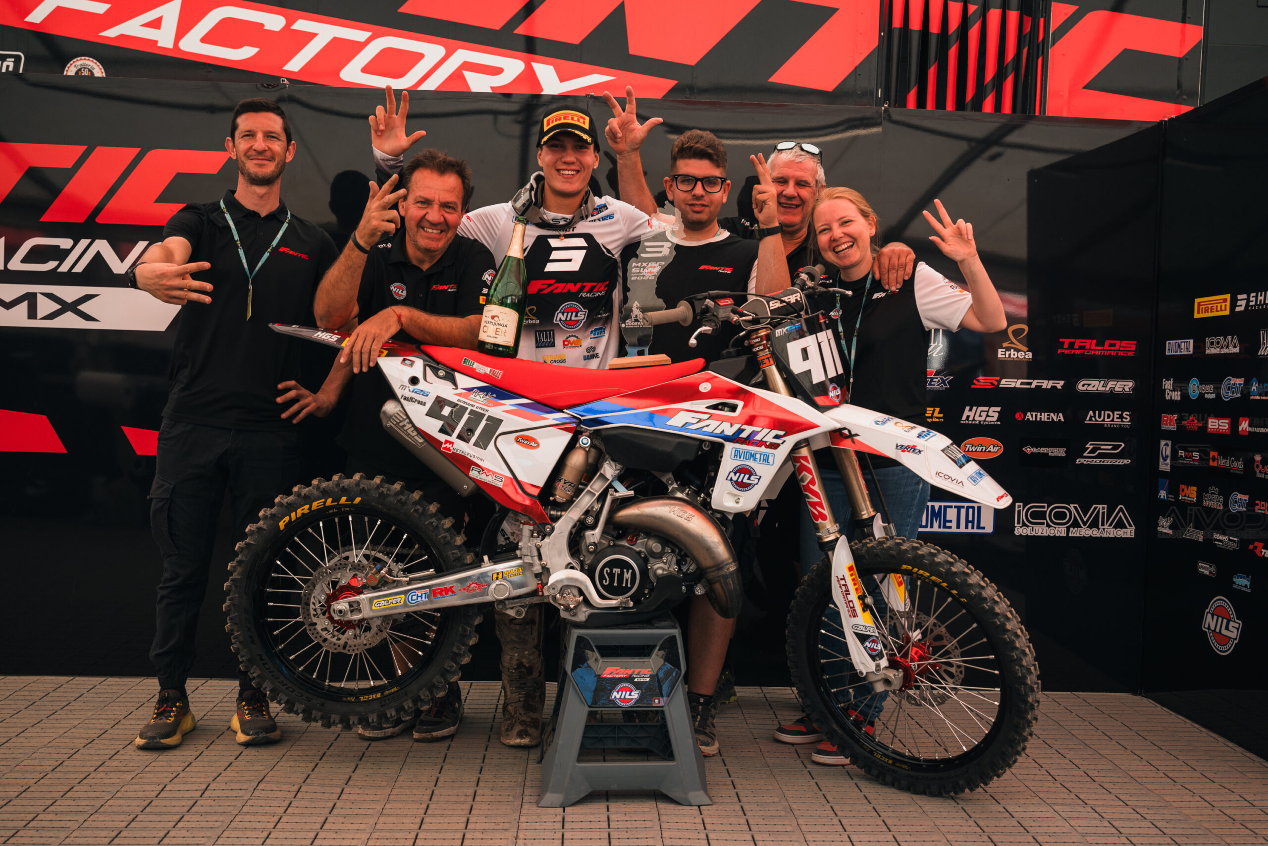 Fantic’s Gennaro Utech claims maiden EMX125 podium in Sweden