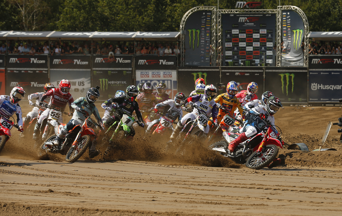 Masterclass Jeffrey Herlings during first race in Lommel