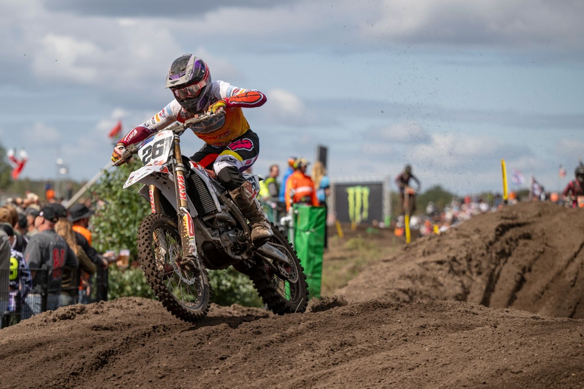 Jörgen-Matthias Talviku makes progress with Fantic Factory Racing MXGP in Arnhem