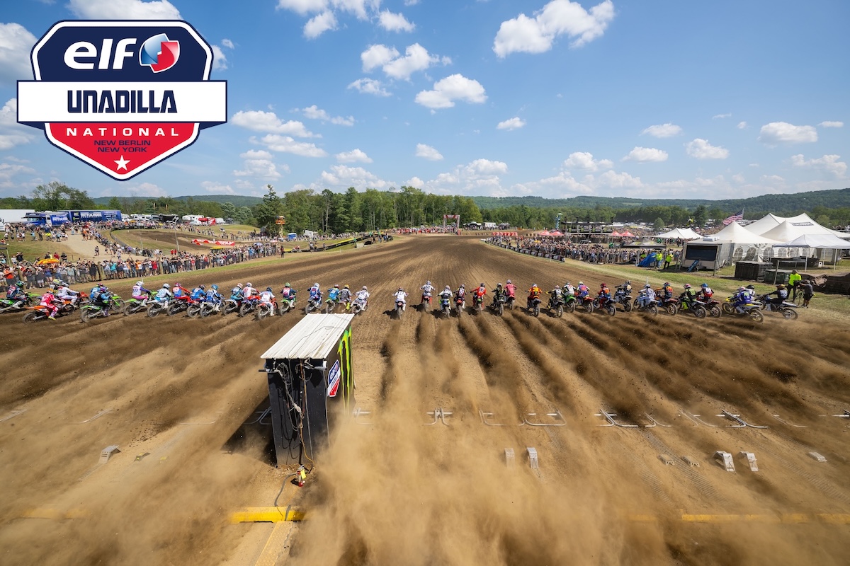 Pro Motocross Championship Begins Stretch Run from Unadilla MX with Support from Elf Lubricants