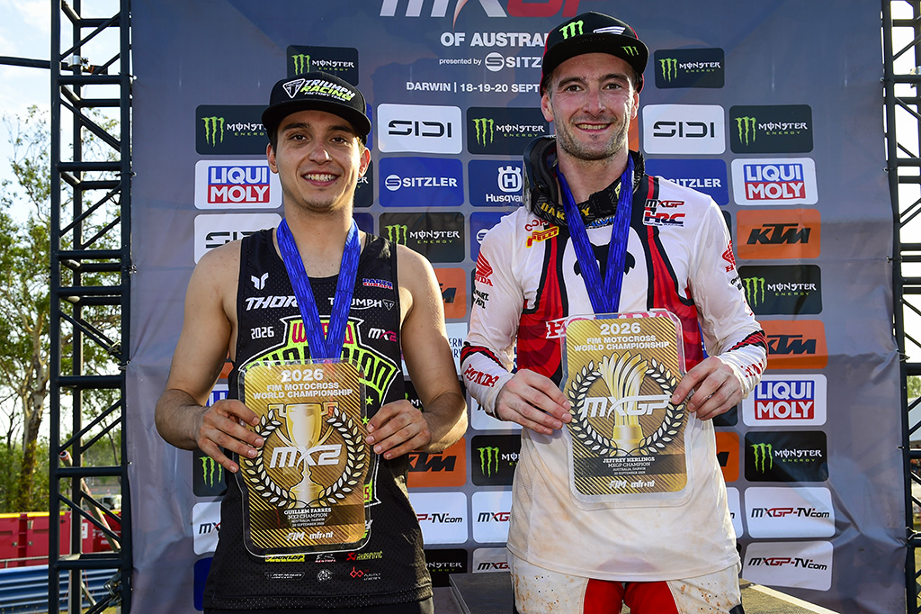 FARRES CLINCHES MX2 WORLD TITLE AS HERLINGS AND MC LELLAN WIN AT THE MXGP OF AUSTRALIA PRESENTED BY SITZLER!