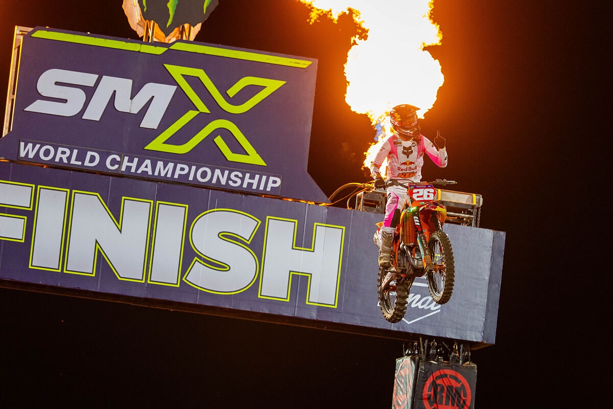 Jorge Prado Crowned SMX World Champion in Historic Ridgedale Finale