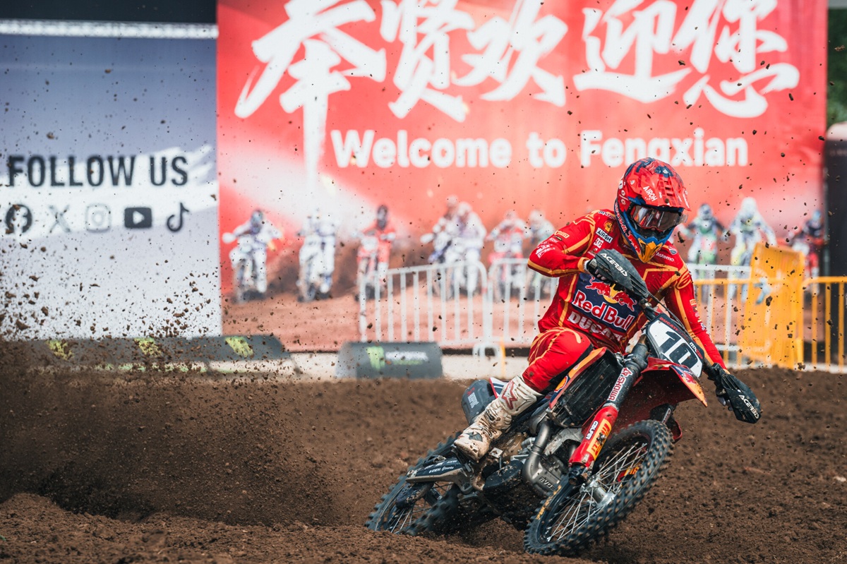 Calvin Vlaanderen finishes 4th overall at the MXGP of China