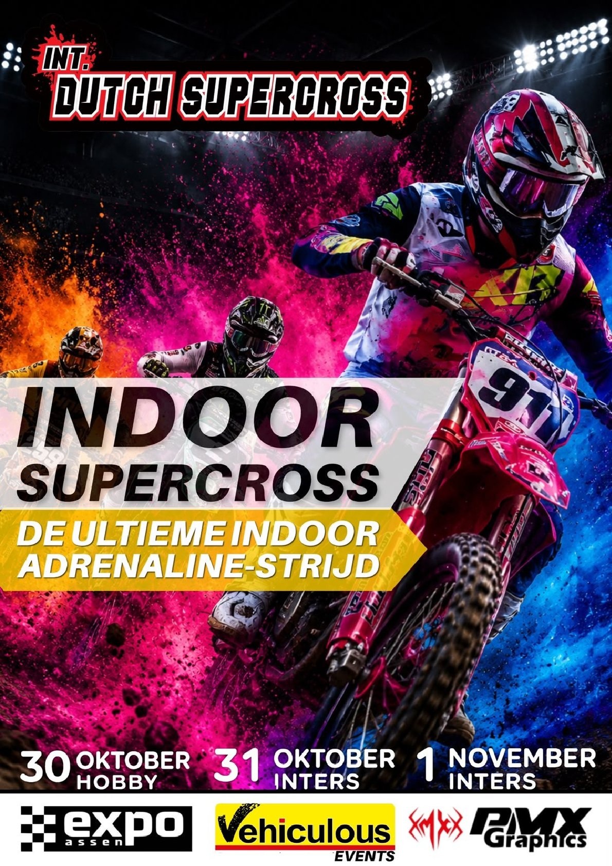 Indoor Supercross returns to Expo Assen with three-day programme