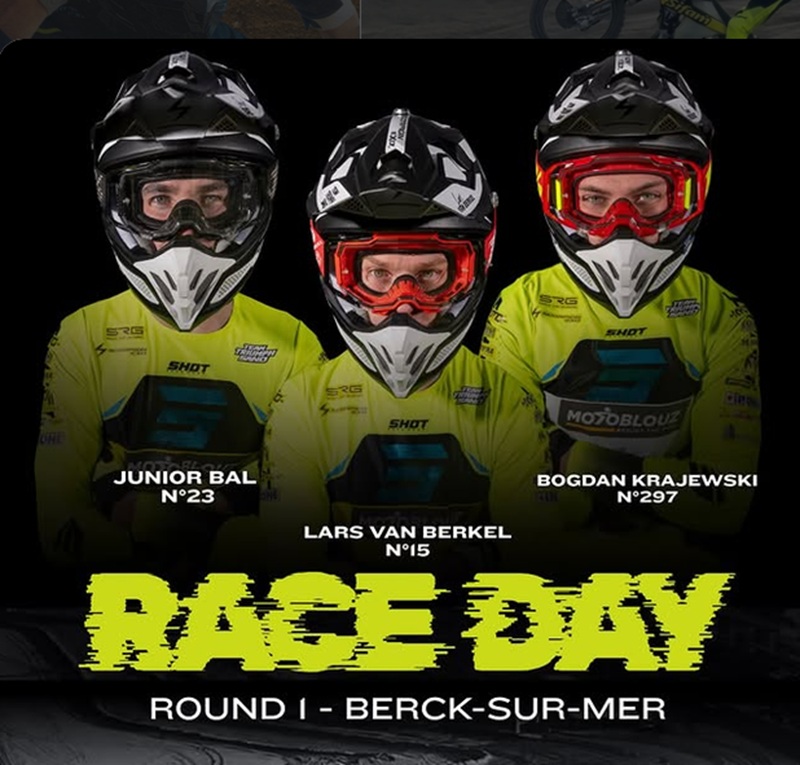 VIDEO: Lars van Berkel Swaps Rally Bike for Triumph at Berck-sur-Mer Beach Race