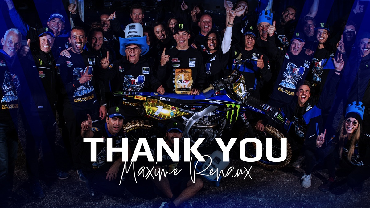 Yamaha Motor Europe and Maxime Renaux Conclude Decade-Long Partnership