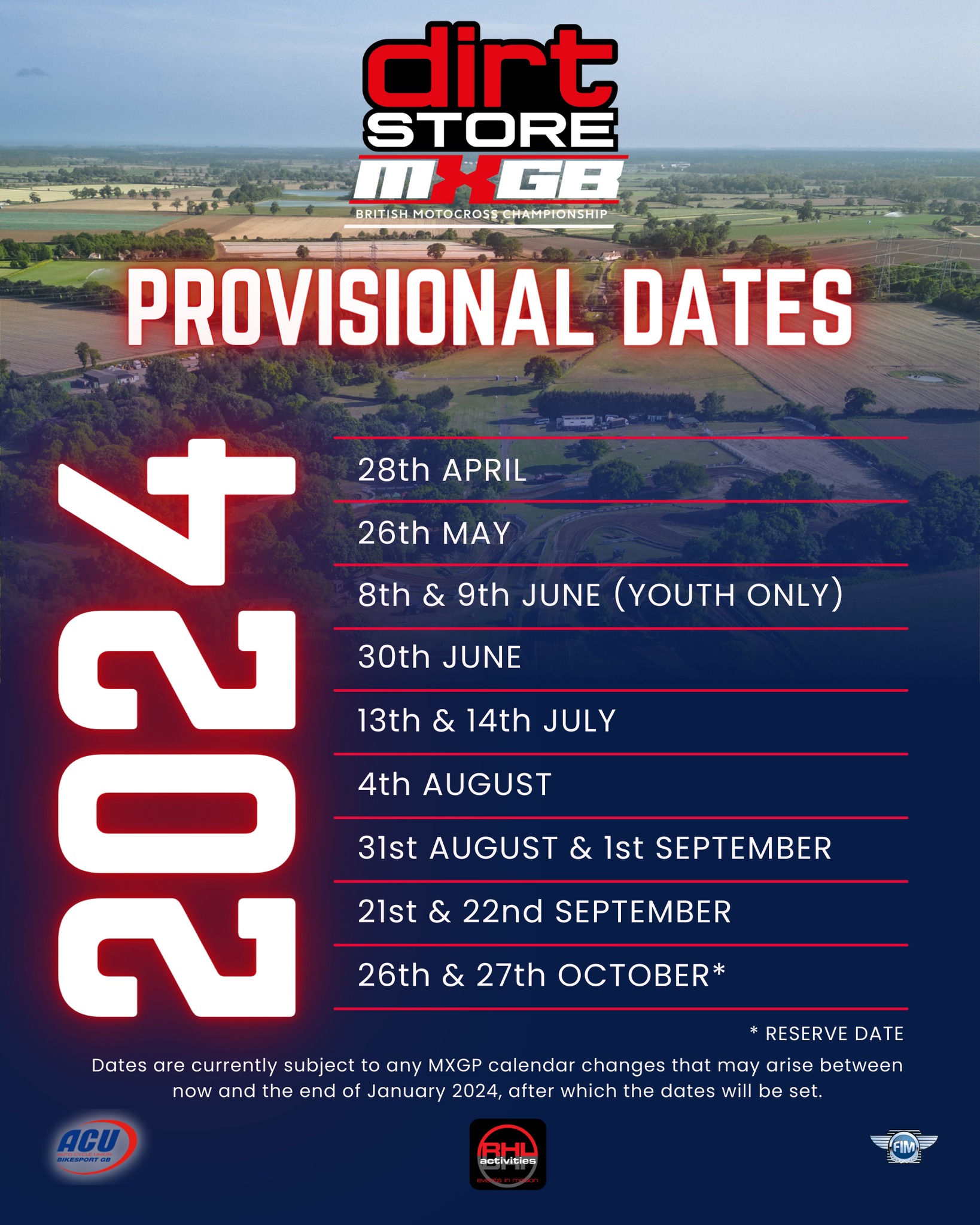 2024 ACU British Motocross Championship Calendar Revealed - MX Vice
