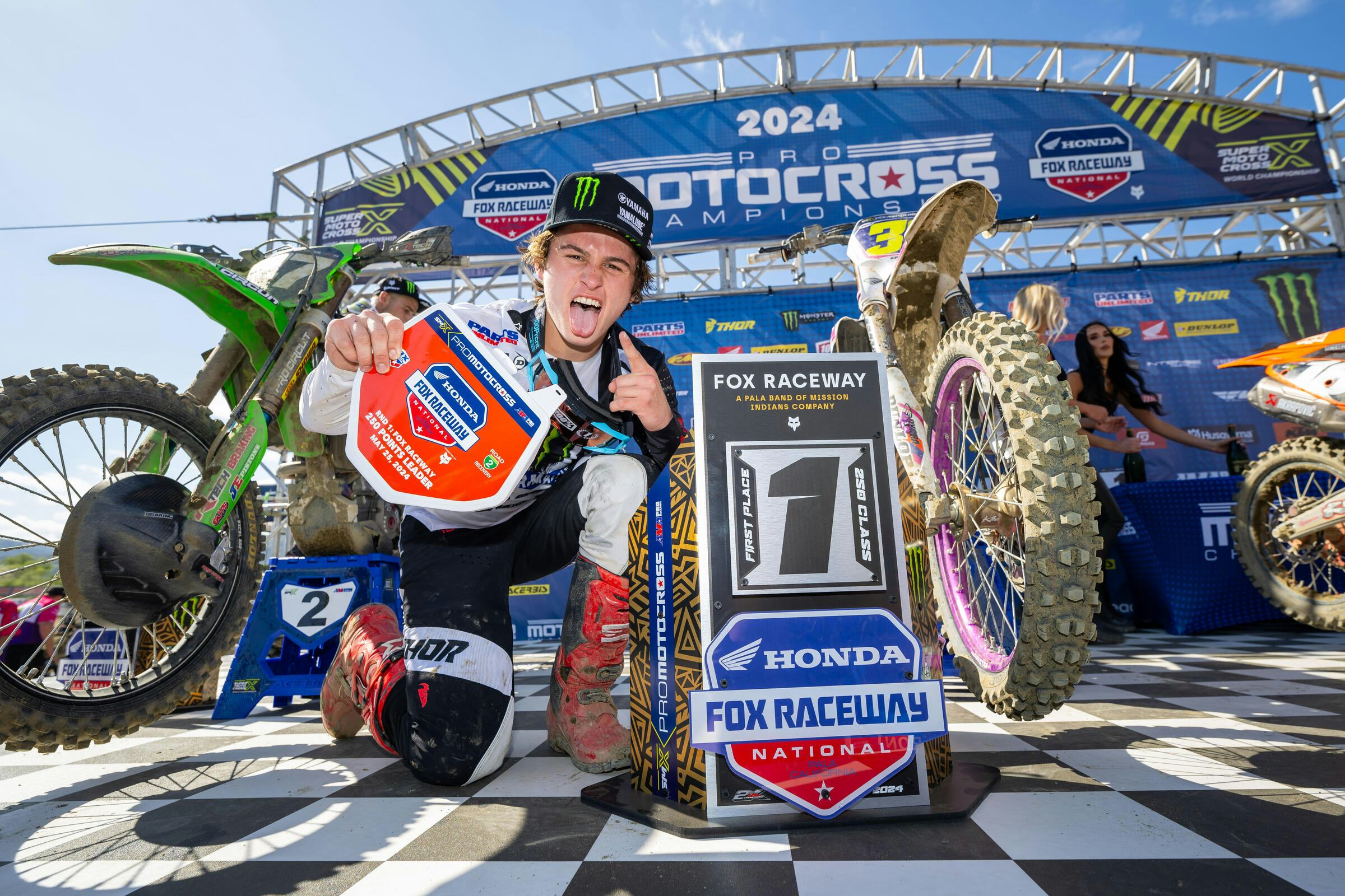 Haiden Deegan wins first moto 250 Hangtown - MX Vice