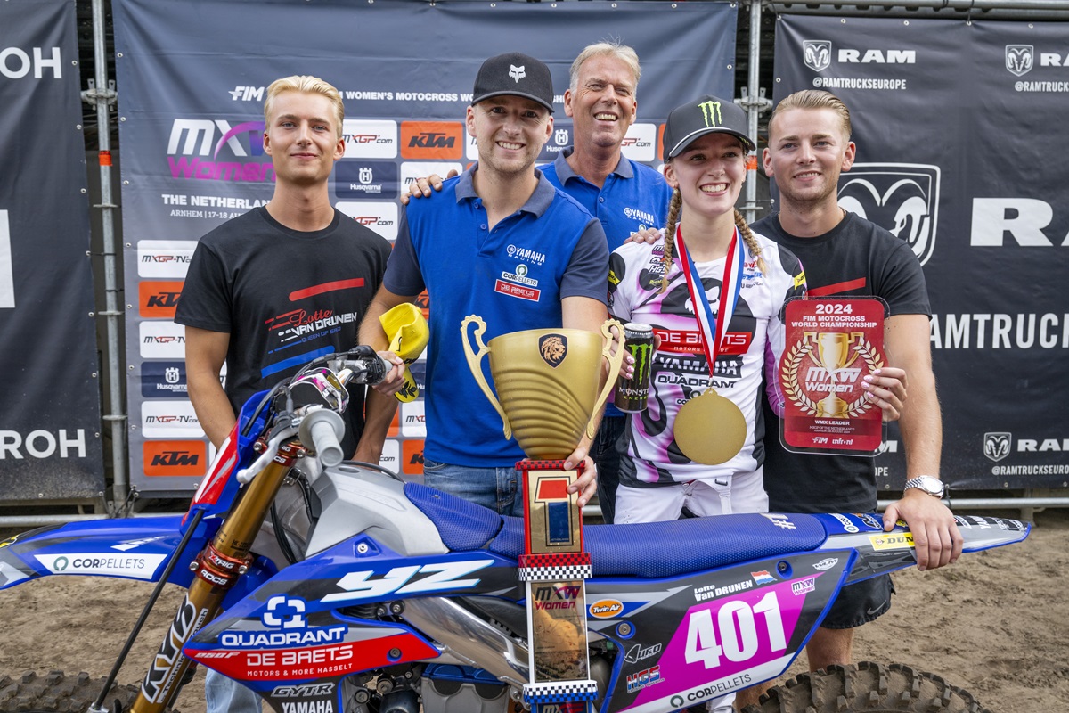 Lotte van Drunen versterkt voorsprong in het WMX-kampioenschap na verbluffende overwinning in Nederland